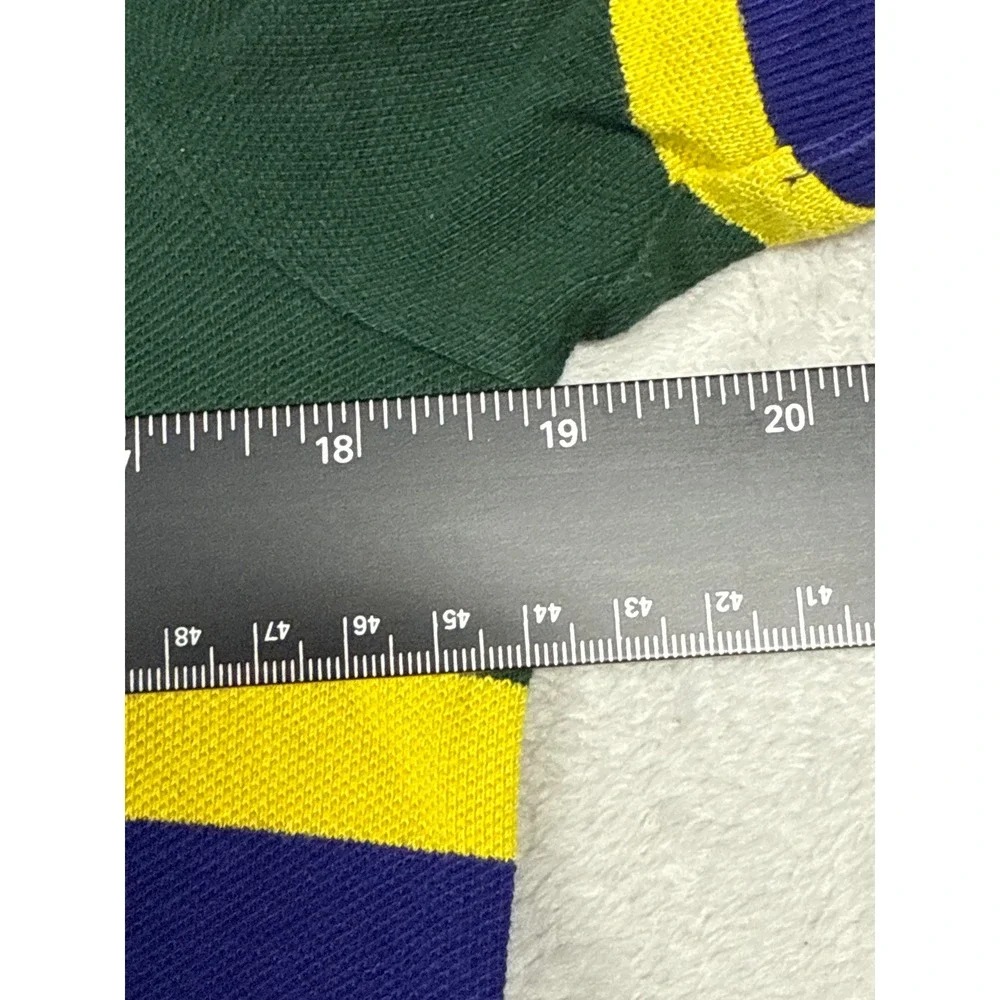 Polo Ralph Lauren Polo Shirt Mens S Multi Color Stripe Custom Fit Crest Logo